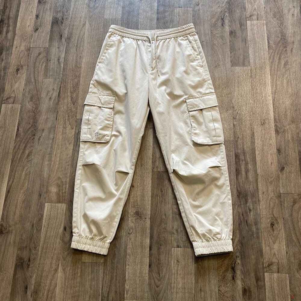Zara Beige Cargo Joggers Size Small